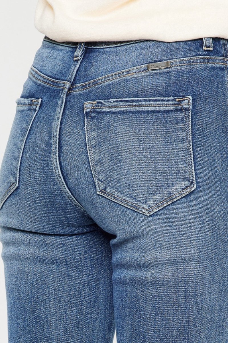 Kancan Cat's Whiskers High Waist Flare Jeans - Willow & Oak